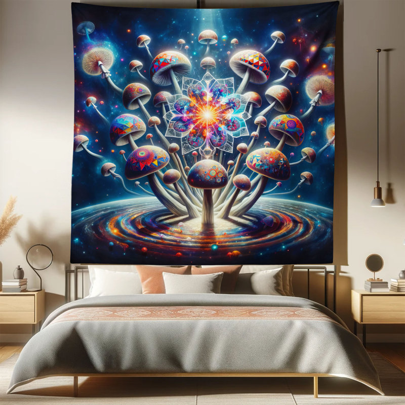 Microfiber Tapestry, 88" H x 88" W