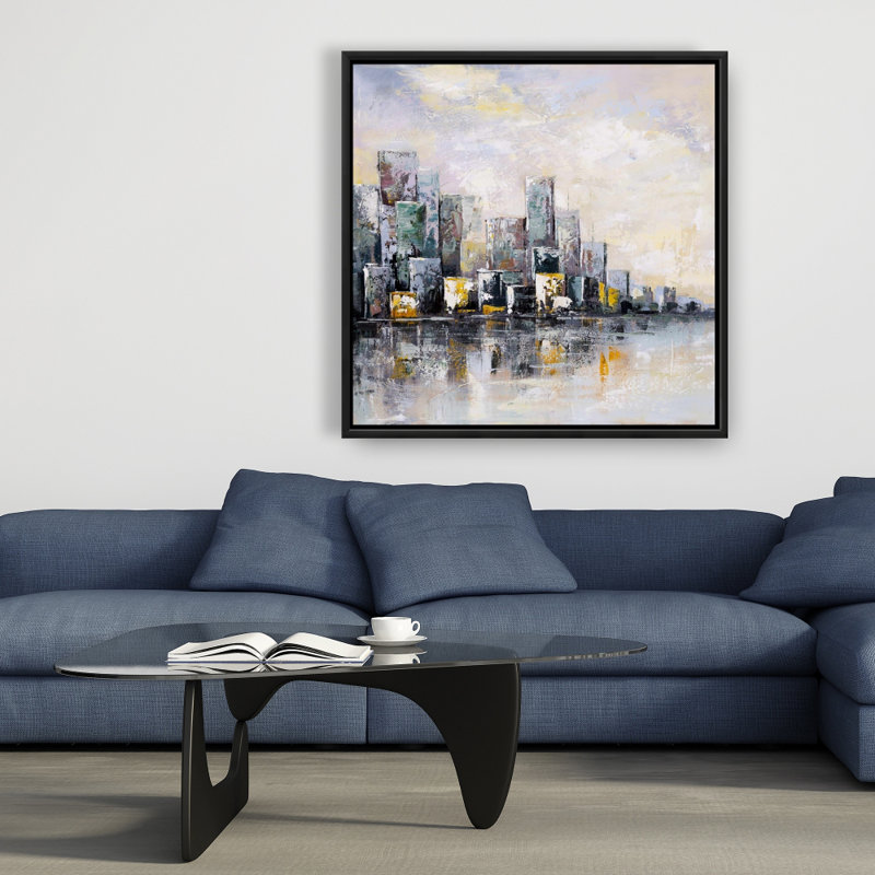 " Abstract Cityscape In The Morning "