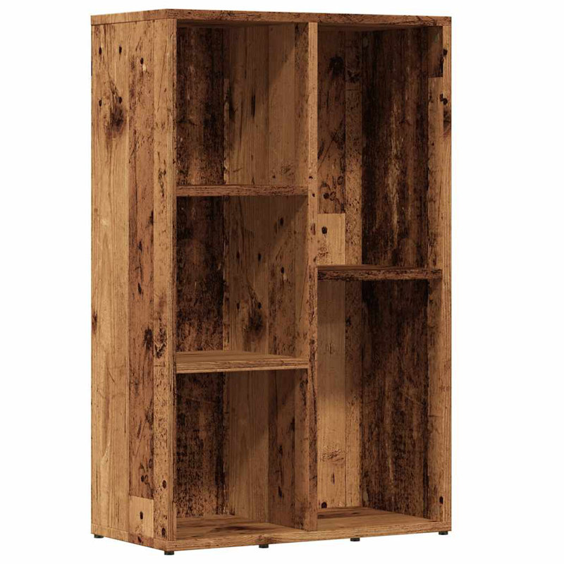 Haydon 203.2cm H x 127cm W Bookcase, Old Wood