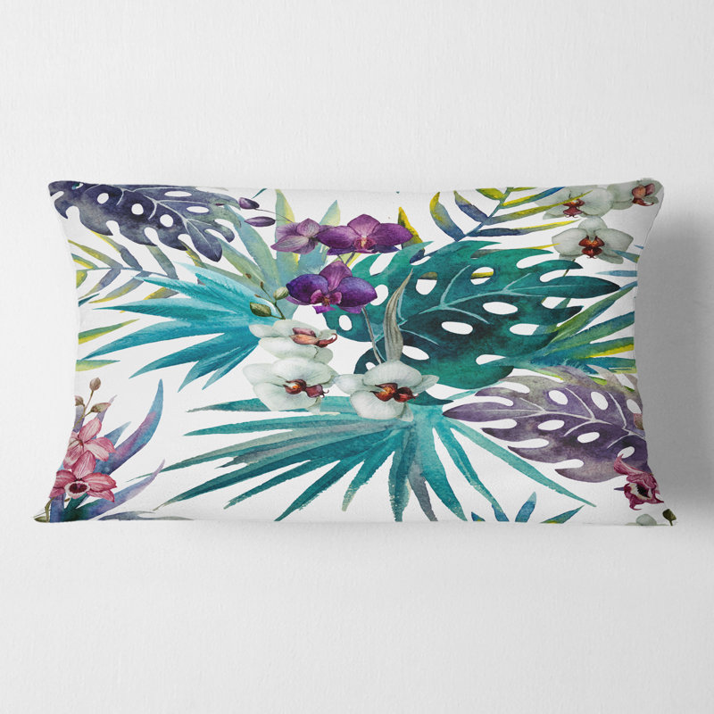 Coussin Retro Floral Botanical Design II - Mid-Century