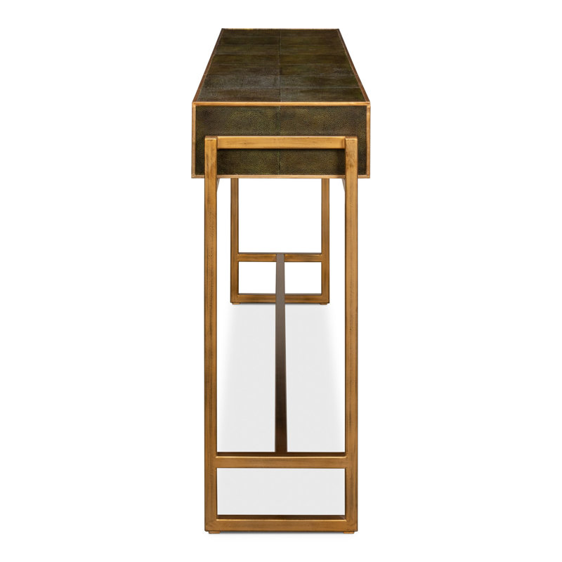 Shagreen 64'' W Console Table, Leaf