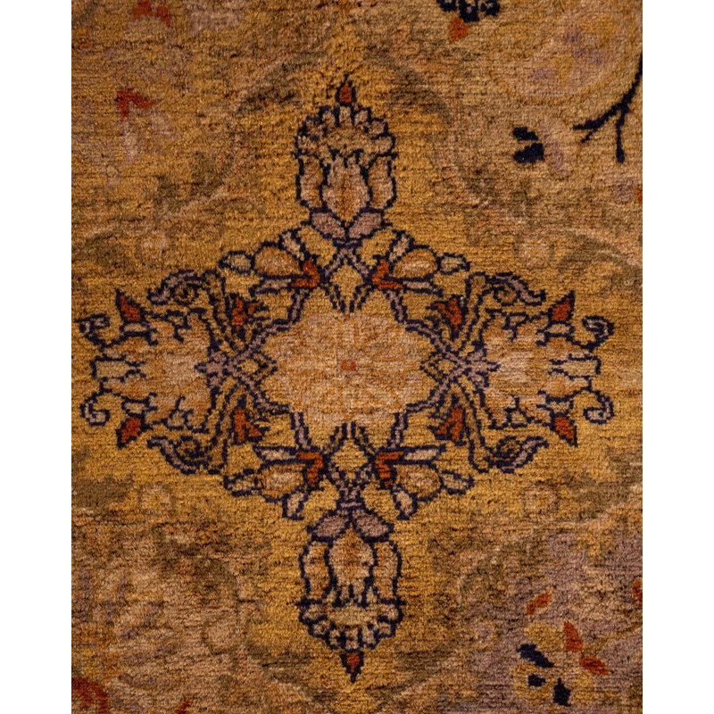 Fine Vibrance One-of-a-Kind 6'3" X 8'8" Hand Knotted Area Rug