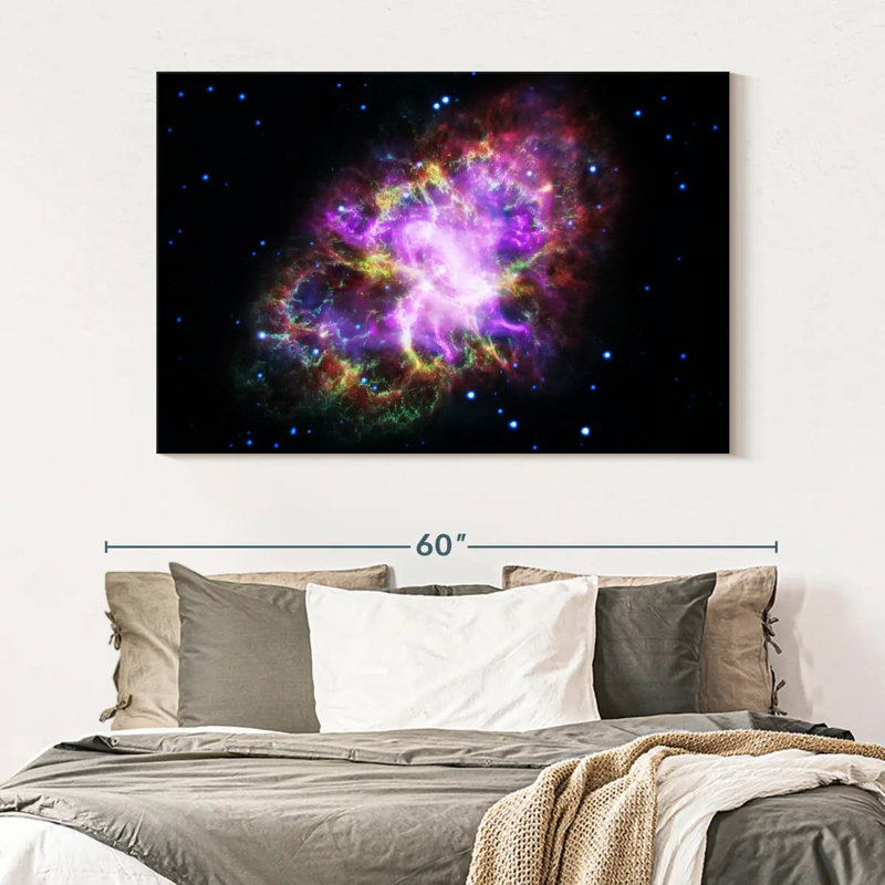 Oberle Sparkling Crab Nebula, 34" H x 51" W