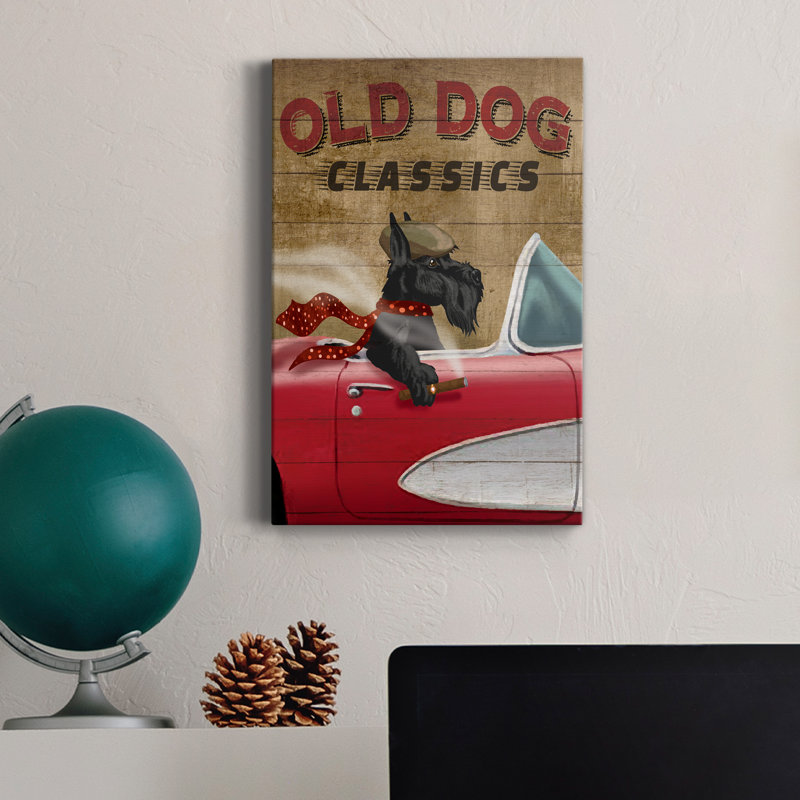 " Old Dog Classics ", 12" H x 8" W x 1" D