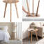 Table de bout triangulaire en bois massif - Table d'appoint minimaliste fabriquée à la main pour le salon, la chambre à coucher ou le bureau - Finition en bois naturel 18 po x 18 po x 20 po