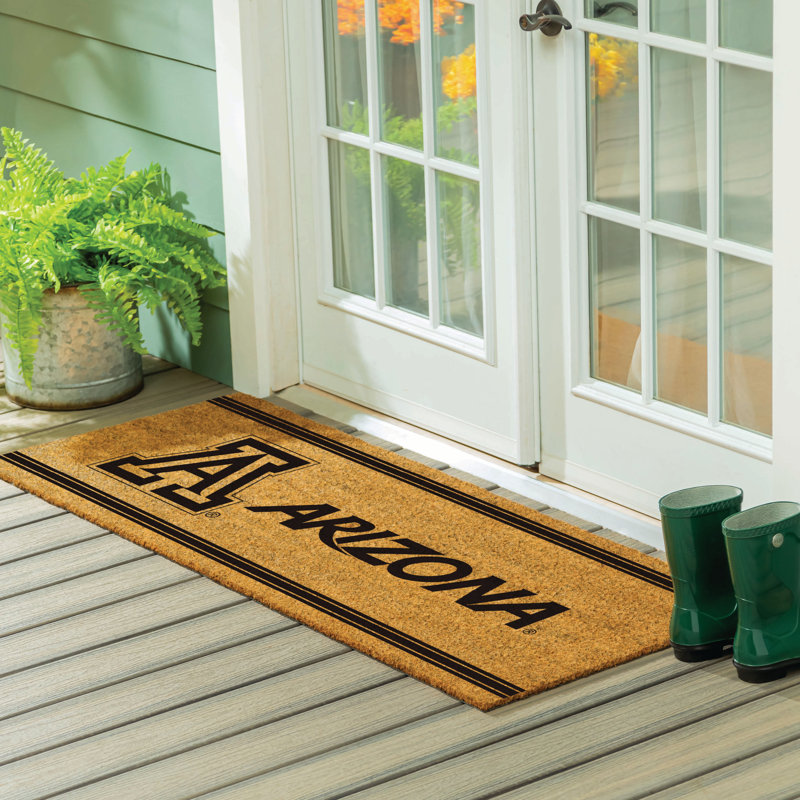 Très grand tapis couleur coco 60 po x 24 po University of Arizona