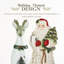 Ensemble de sel et poivre Spode, arbre de Noël, père Noël et renne, ensemble de 2
