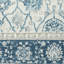 Tapis floral gris clair / bleu tissé à la machine 2 pi x 3 pi Floral-553038585