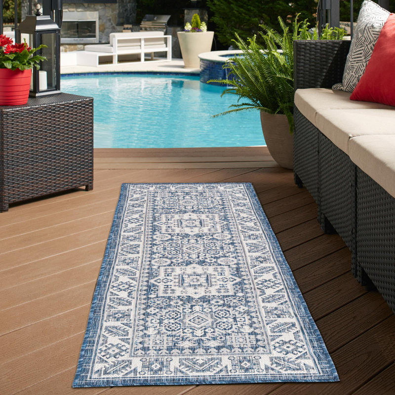 Tapis d'extérieur couleur ivoire, Tapis de couloir 2 pi x 7 pi 10 po