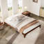 Base de lit plateforme en bois de bambou sec de 12 pouces, avec lattes de bois et support en métal-1818089866-1818089868