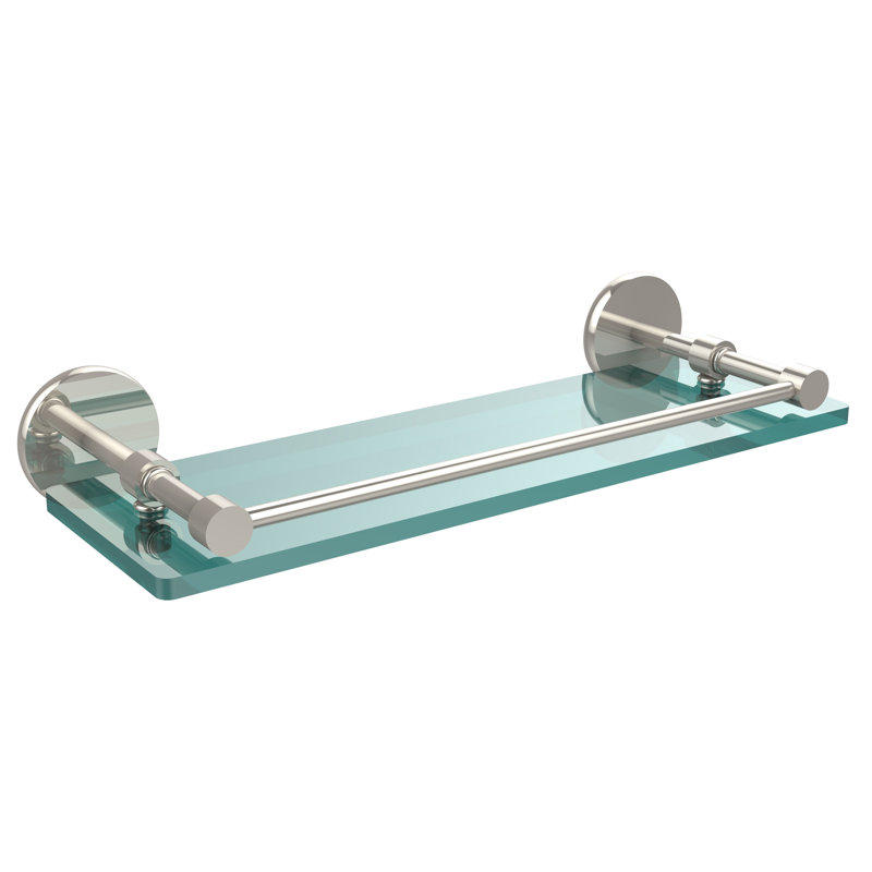 Dalston Bracket Shelf, Polished Nickel
