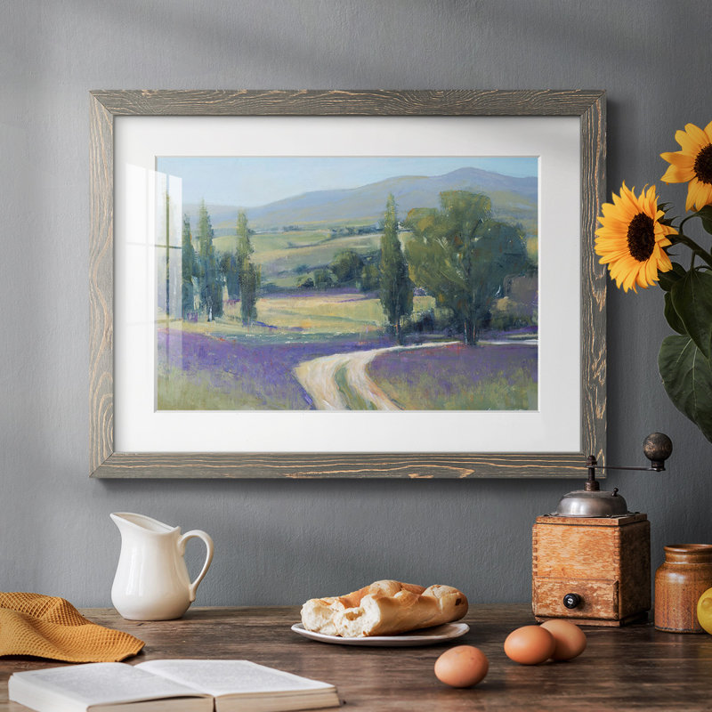 Lavande Meadow II, Gris, H 14 po x l 20 po x P 1,5 po