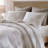 3-Piece Full/Queen Quilt Mini Set,Tan/Gray