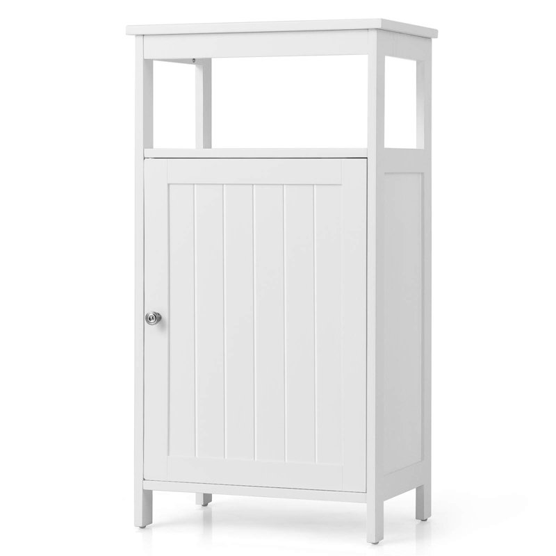 Nour Free-Standing Bathroom Cabinet, White