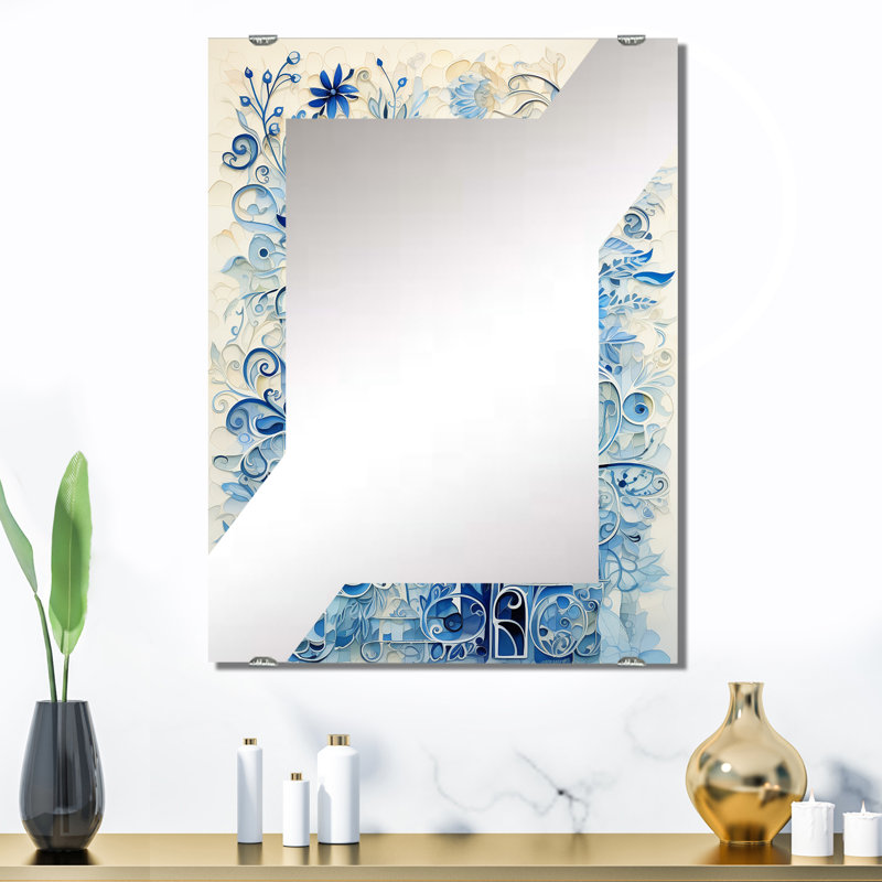 Mcgonagle - Miroir mural abstrait Botanicals MIR136345, 32 po x 24 po