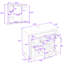 Meuble-lavabo simple autoportant moderne avec armoire à miroir et rangement spacieux Dianely-1180623583