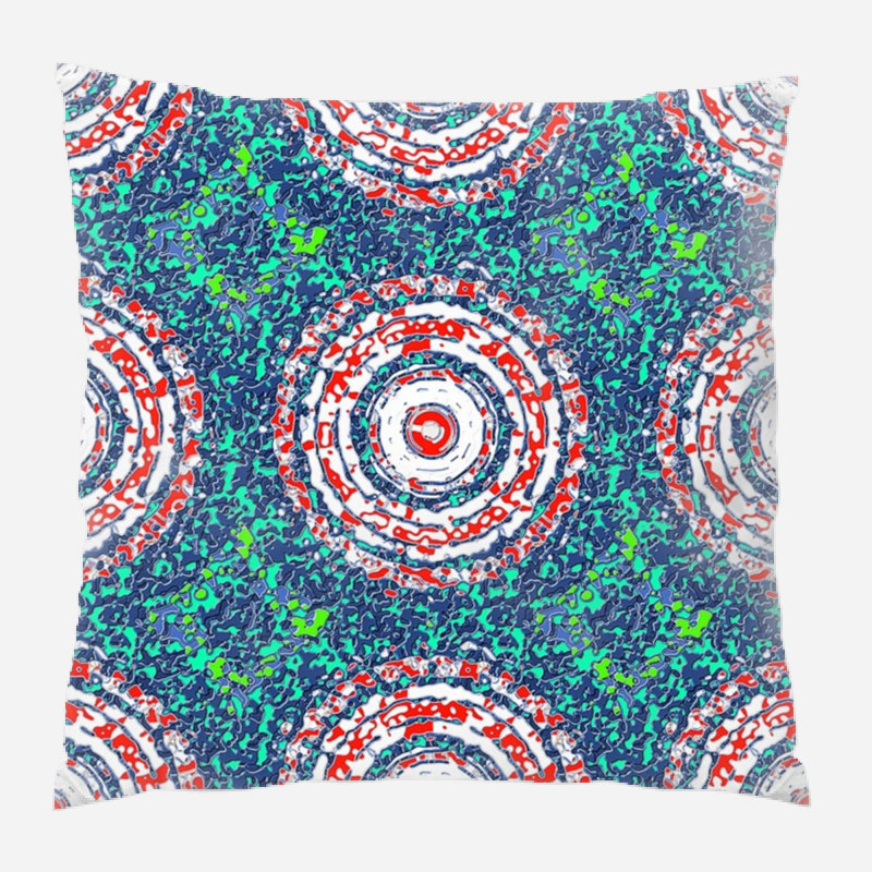 Reversible Throw Pillow, Indoor