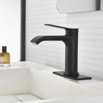 Robinet de salle de bain monocorps et monocommande avec drain