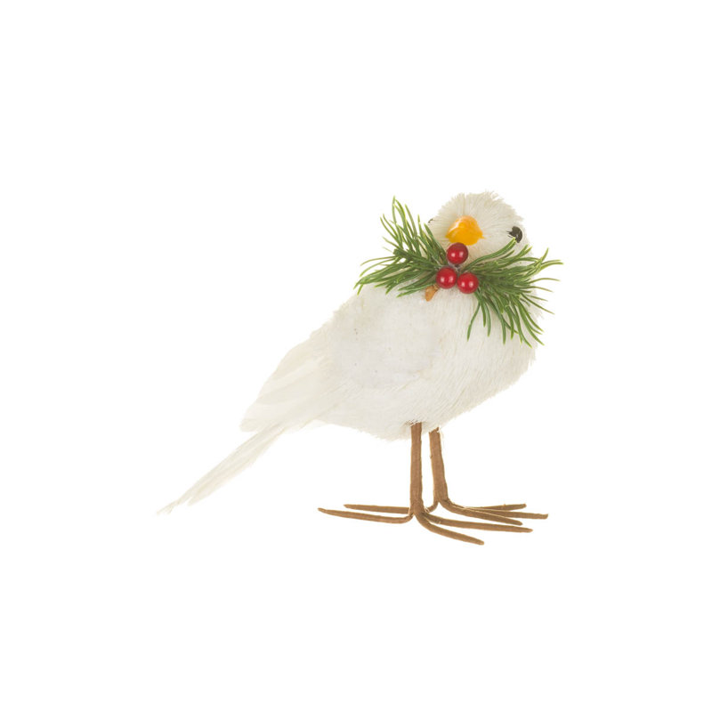 Ensemble de 3 figurines d'oiseaux blancs