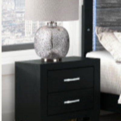 CARLOS BLACK NIGHTSTAND