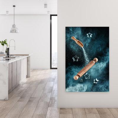 «Bake with Stars Abstract Contemporary Landscape Nature», reproduction d'art murale