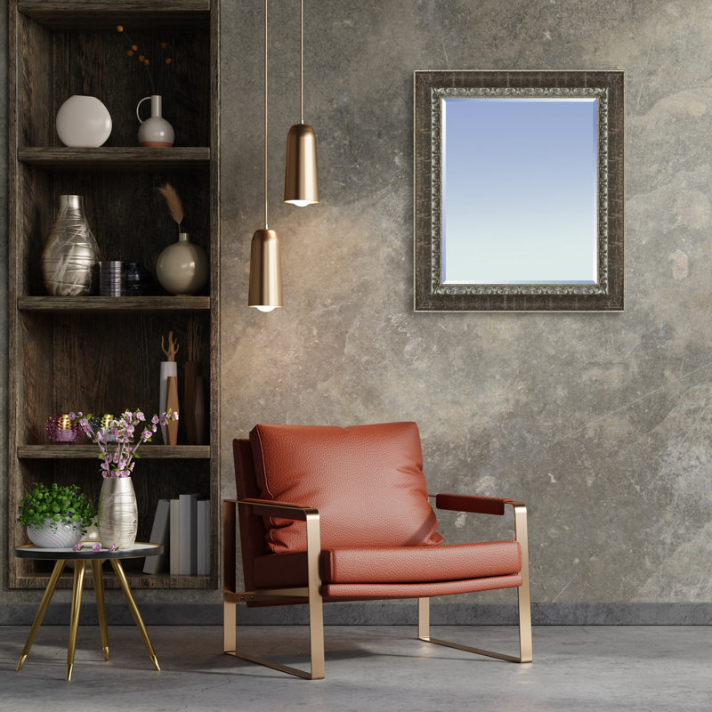 Hillevi Wood Rectangle Wall Mirror