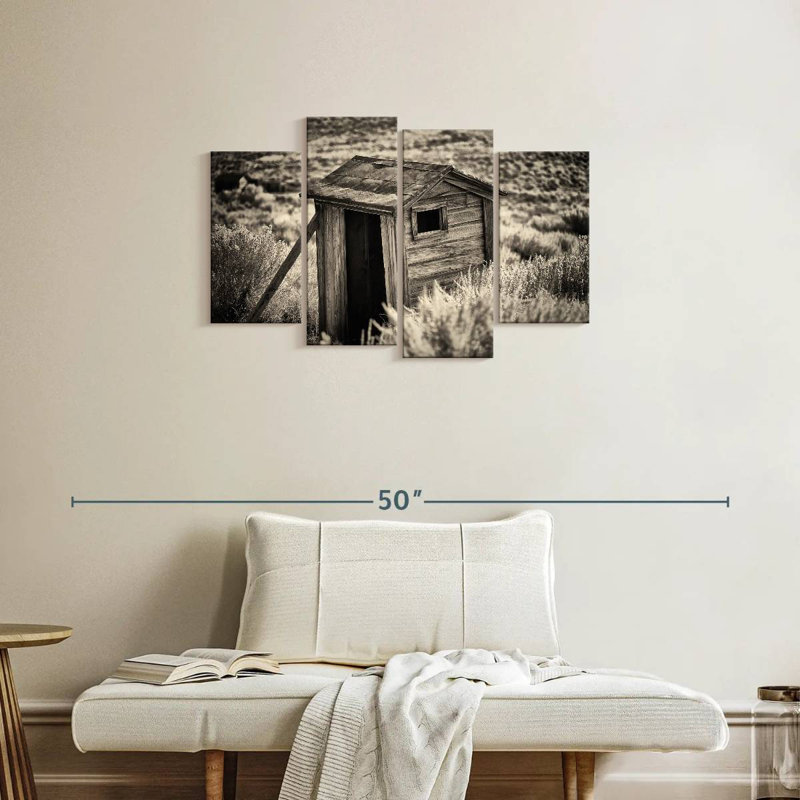 Lilie Ghost Town Outhouse I, 22" H x 36" W