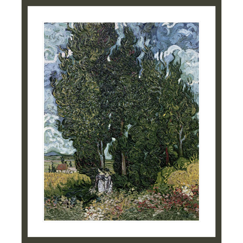 Les cyprès par Vincent van Gogh, H 40,72 po x l 33,5 po