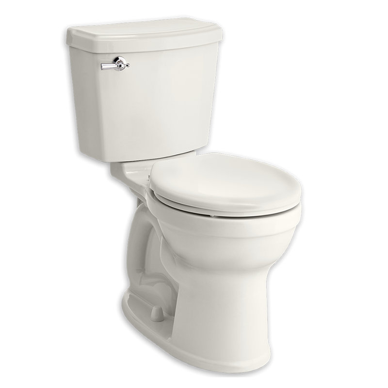 American Standard Champion 1.28 Gallons GPF Round Comfort Height Floor Mounted Kit (Seat Not Included), White