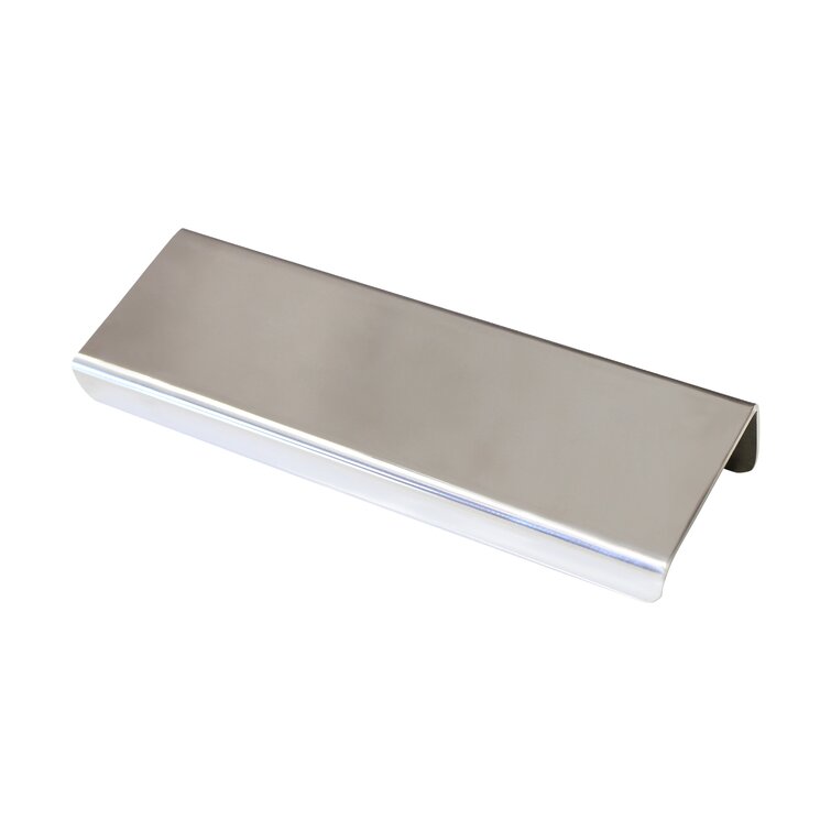 Pull SS161] Solid Stainless Steel Modern Industrial Finger Edge Pull, 5  Sizes