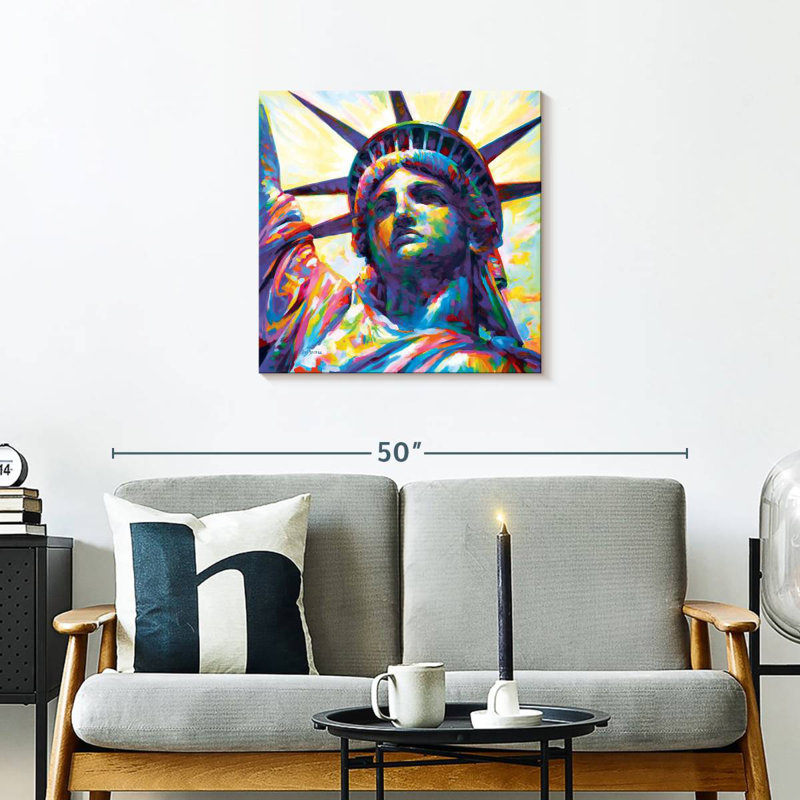 Nicci Lady Liberty Portrait, 24" H x 24" W