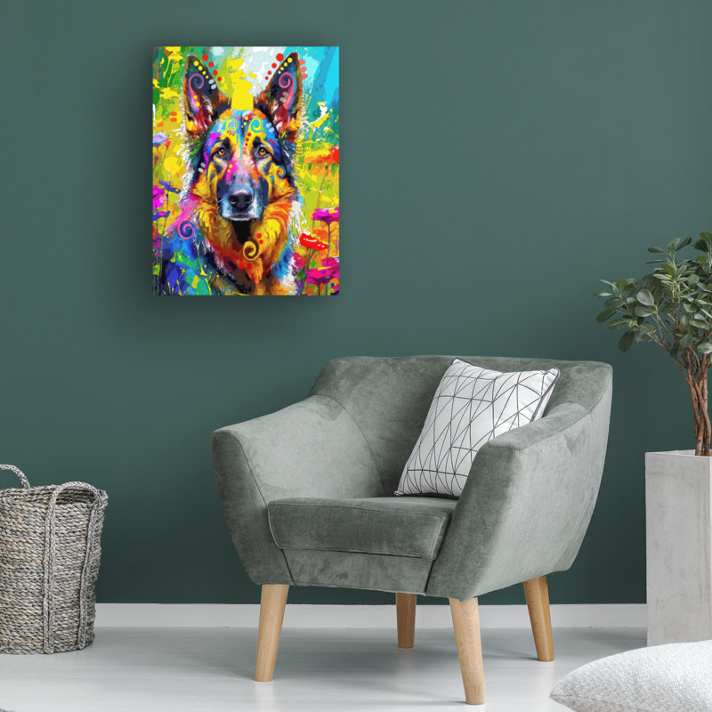 Art sur toile «Bachel Dean Dean» par Bachelo, H 32 po x l 24 po