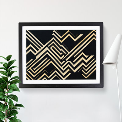 Brave Modern Abstract - Framed Print