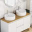 Leighton Scandinavian Ceramic Round Vessel Sink  With Easy Cleaning Surface (Sink Only)