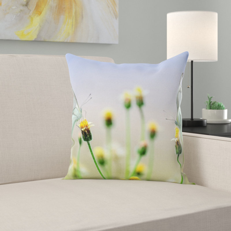 Coussin décoratif papillon
