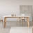 Natural Ash Wood Dining Table Chair Set-107498421