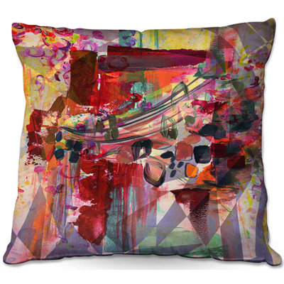 Patchwork Reversible Throw Pillow