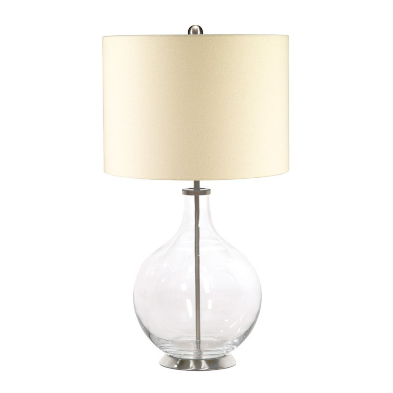 Athala Glass Table Lamp, Clear