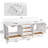 84-inch Bathroom Vanity With Engineered Stone Top-1940839592