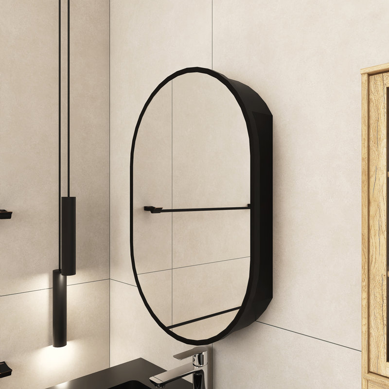 Armoire à pharmacie à miroir fixe Irene, H 31 po x l 21 po x P 4,9 po