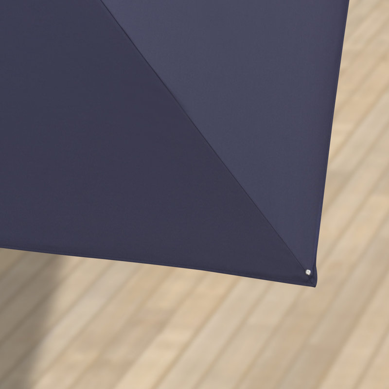 274cm X 335cm Rectangular Cantilever Parasol, Navy Blue