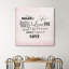 « family rule », art textuel sur toile tendue-1415711647