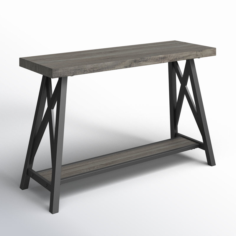 Isakson 47.25'' Console Table, Gray