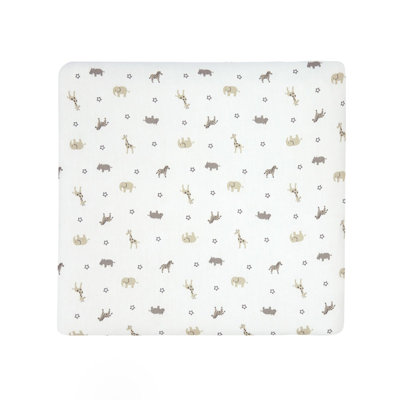 Animals - Piece Standard Crib Fitted Sheet