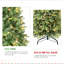 Arbre de Noël de 6 pi, 1032 texturés - pointes riches, 300 branches blanches réparties uniformément, branches articulées, arbre en métal avec branches pour un arrangement facile,