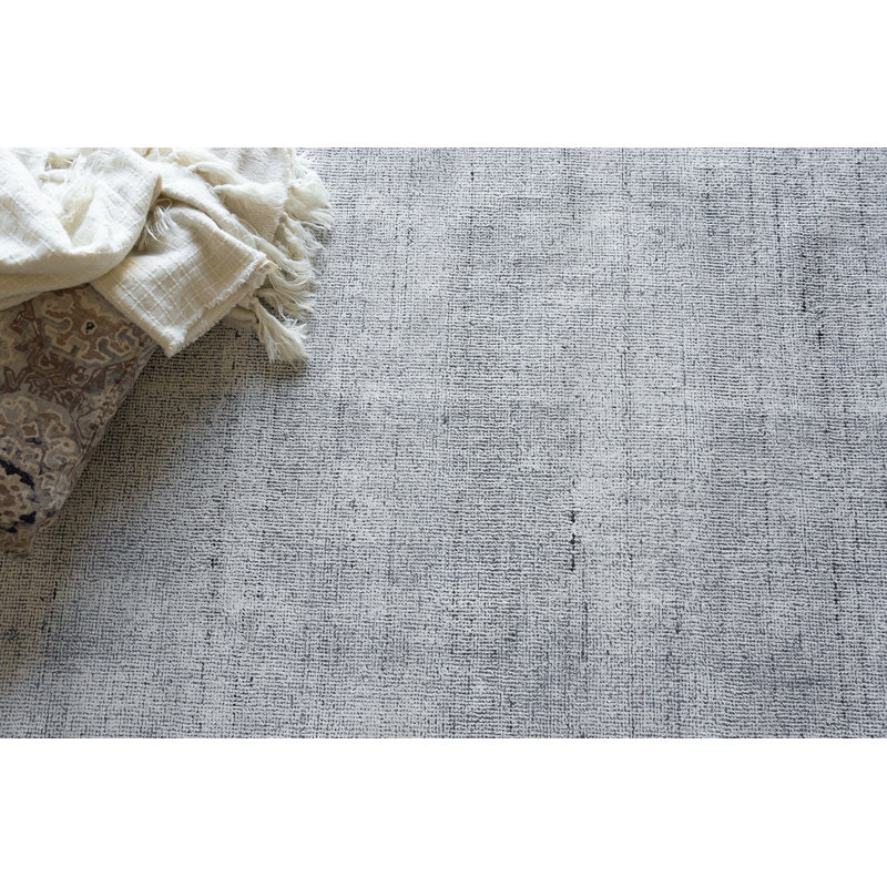 Poliforma Area Rug in Light Gray/Navy, Rectangle 12' x 15'