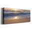 Coucher de soleil sur toile