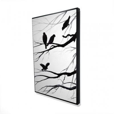 " Silhouette Of Birds "