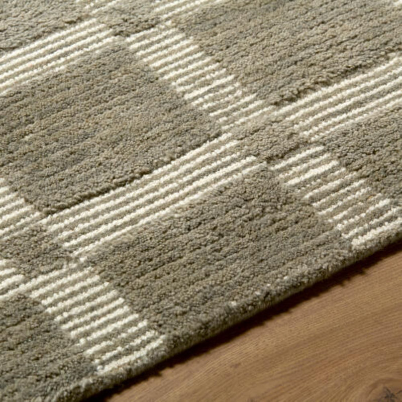 Tapis touffeté à la main Julia, Rectangle 5 pi x 7 pi 6 po