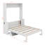 Grand lit escamotable avec bureau, lumières DEL et USB-1592746448